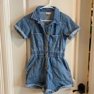 Gianni bini denim romper